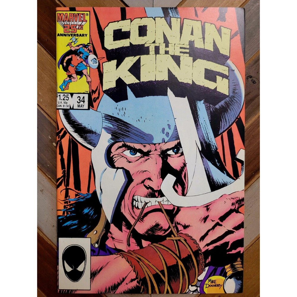 Conan The King #34 (Marvel 1986) Crassus! "Harvest of Death" Docherty Art (7.0)
